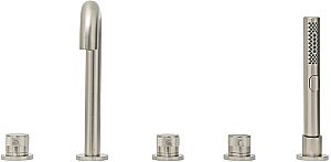 Смеситель для ванны Allen Brau Priority 5.31007-BN купить в интернет-магазине сантехники Sanbest