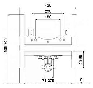 Инсталляция для биде Excellent Shiro INEX.SH505.420 купить в интернет-магазине сантехники Sanbest