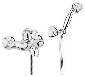 Смеситель для ванны Webert Aurora AU850101015(153) хром купить в интернет-магазине сантехники Sanbest