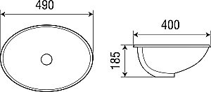 Раковина WeltWasser WW DEILBACH 6016 49 белая купить в интернет-магазине Sanbest