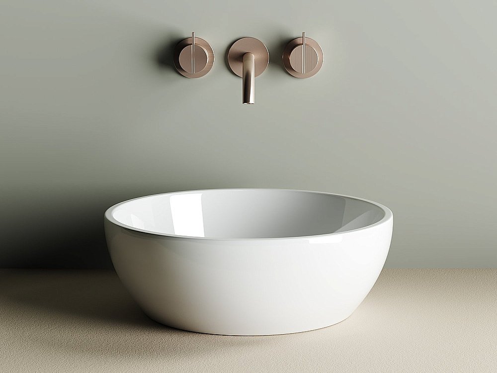 Раковина накладная Ceramica Nova Element CN6021 белая купить в интернет-магазине Sanbest