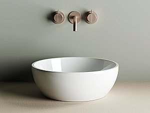 Раковина накладная Ceramica Nova Element CN6021 белая купить в интернет-магазине Sanbest