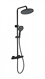 Душевая система с термостатом WONZON & WOGHAND NEO, Черный матовый (WW-B3045-A-MB) купить в интернет-магазине сантехники Sanbest