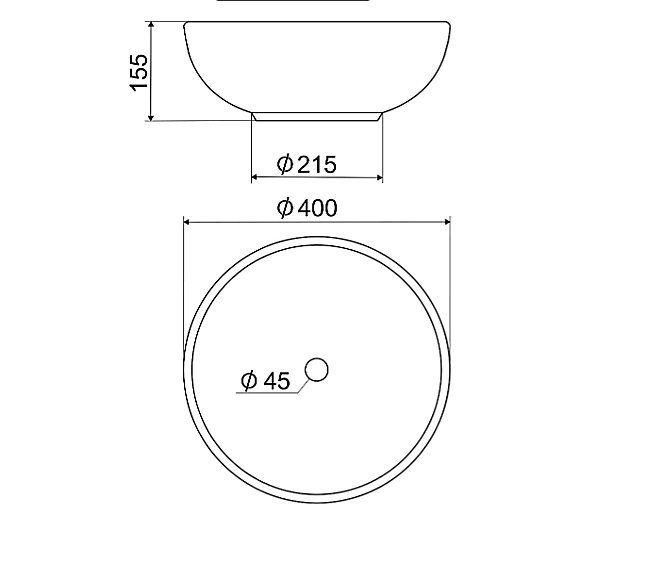 Раковина Elghansa 40 EG4030-116 белая с декором купить в интернет-магазине Sanbest