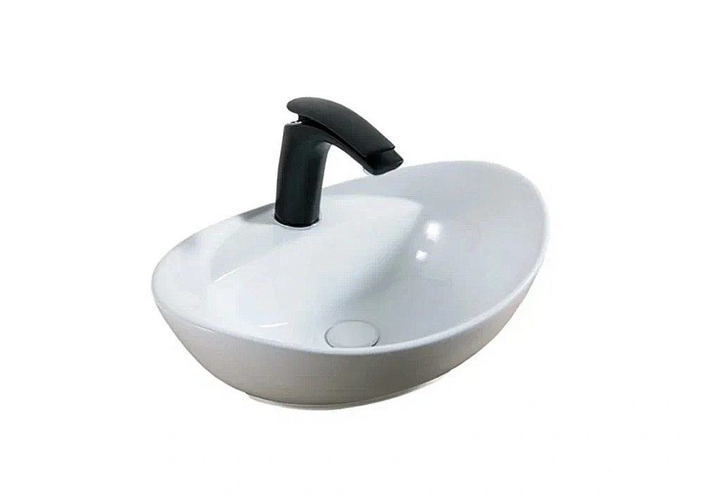 Накладная раковина GID Lago 41 51242 белая купить в интернет-магазине Sanbest