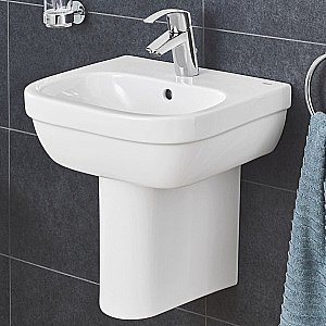 Раковина на полупьедестале Grohe Euro Ceramic 45 белая купить в интернет-магазине Sanbest