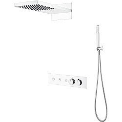 Душевая система Boheme Fusion 131-MW белая купить в интернет-магазине сантехники Sanbest