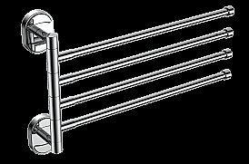 Полотенцедержатель CeramaLux Valencia 88114-4 хром купить в интернет-магазине сантехники Sanbest