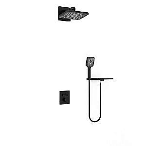 Душевая система Vincea Inspire VSFW-3I21MT4RMB черная матовая купить в интернет-магазине сантехники Sanbest