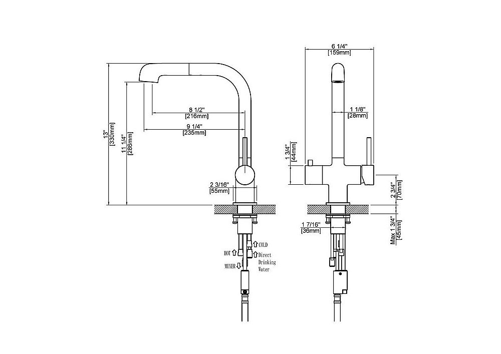 Смеситель для кухни Timo Saona 2346/03FL купить в интернет-магазине сантехники Sanbest