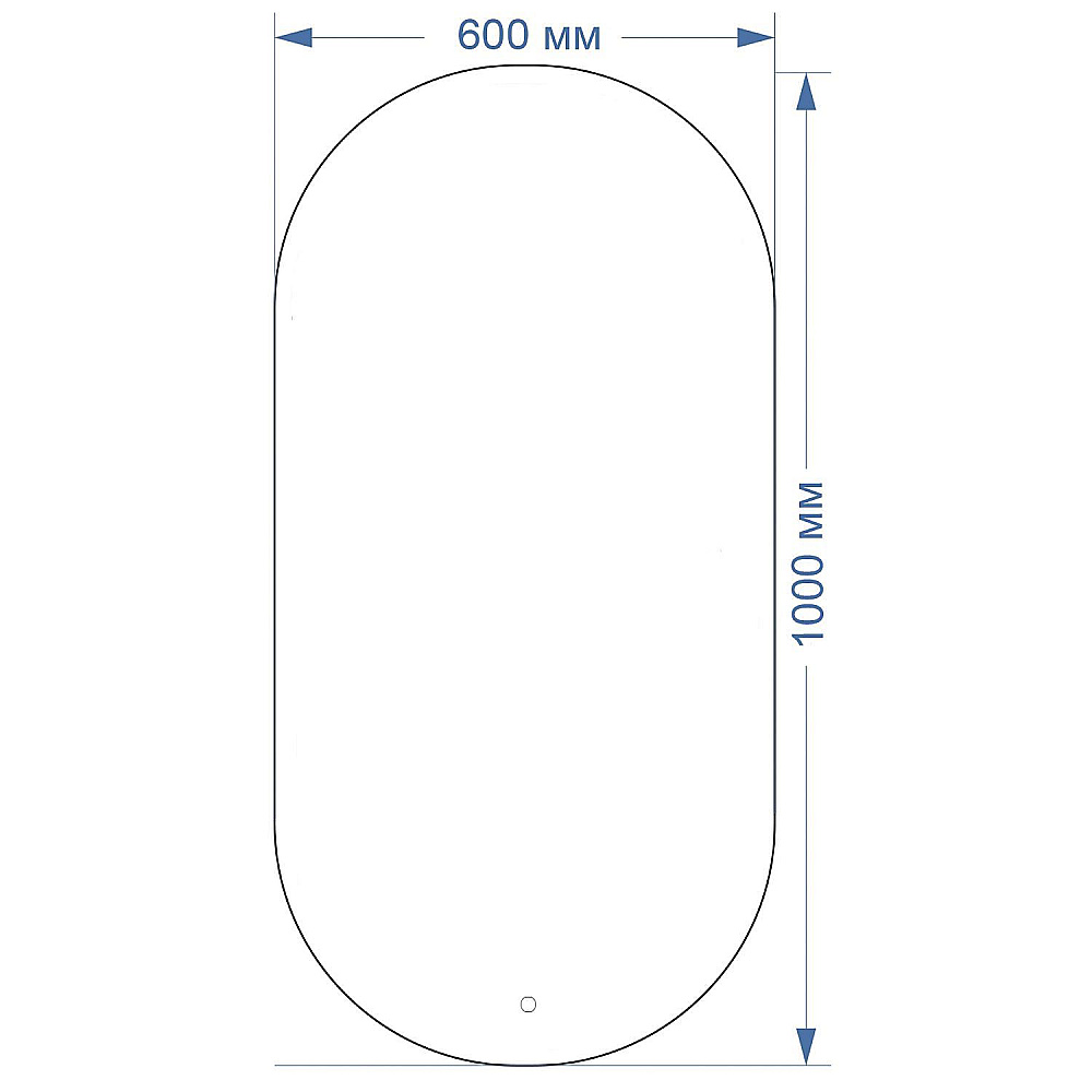 Зеркало AZARIO Alone Arco CS00078967 60х100 в ванную от интернет-магазине сантехники Sanbest