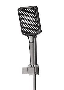 Смеситель для ванны с душем WONZON & WOGHAND CUBE, Темный графит (WW-88639016-BGM) купить в интернет-магазине сантехники Sanbest