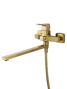 Смеситель для ванны WONZON & WOGHAND FLEX, Брашированное золото (WW-639906-BG) купить в интернет-магазине сантехники Sanbest