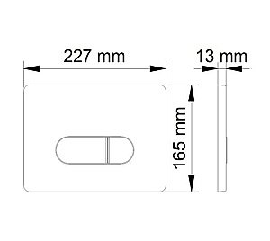Кнопка для инсталляции BERGES NOVUM D1 белая купить в интернет-магазине сантехники Sanbest