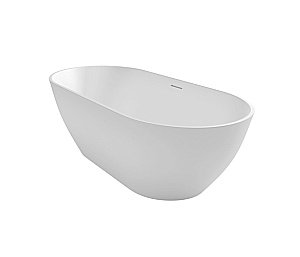 Ванна из искусственного камня Riho Bilbao 170x80 B118001105 белая матовая купить в интернет-магазине Sanbest