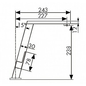 Смеситель для кухни Kaiser Vico 30144 купить в интернет-магазине сантехники Sanbest
