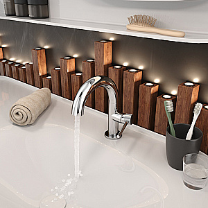 Смеситель для раковины Elghansa RADIANT XQ 1637181 хром купить в интернет-магазине сантехники Sanbest