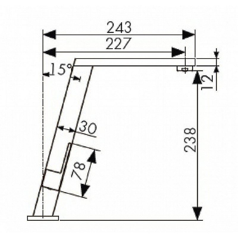 Смеситель для кухни Kaiser Vico 30144 купить в интернет-магазине сантехники Sanbest
