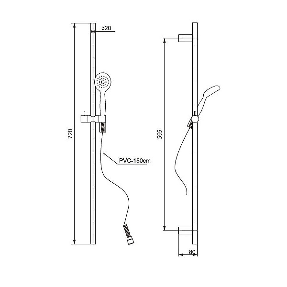 Набор смесителей Paini Laguna 3в1 LACRSET4 хром купить в интернет-магазине сантехники Sanbest