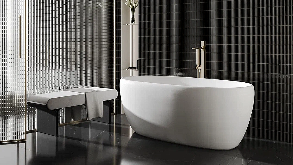 Ванна Salini LUCE S-stone 100122M 150x75 белая купить в интернет-магазине Sanbest