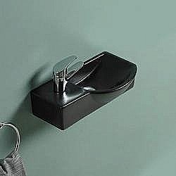 Раковина Ceramalux N 41 7947AMB черная матовая купить в интернет-магазине Sanbest