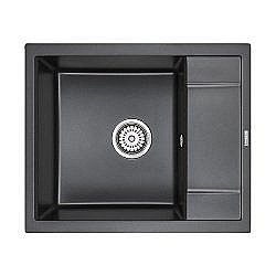 Мойка кухонная Paulmark Optimum PM216050-BL черный купить в интернет-магазине сантехники Sanbest
