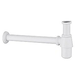 Сифон для раковины ABBER AF0032W белый матовый купить в интернет-магазине сантехники Sanbest