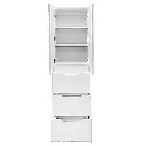 Пенал напольный Azario KANTRI 50/3 CS00097265 белый для ванной в интернет-магазине сантехники Sanbest