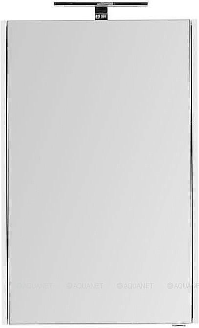 Зеркальный шкаф Aquanet Августа 58 белый купить в интернет-магазине сантехники Sanbest