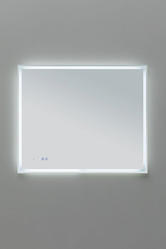 Зеркало Aquanet Оптима 288966 90 белый матовый в ванную от интернет-магазине сантехники Sanbest