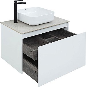 Тумба с раковиной Aquanet Nova Lite 242275 75 белый для ванной в интернет-магазине Sanbest