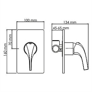 Смеситель для душа WasserKRAFT Sauer 7151 купить в интернет-магазине сантехники Sanbest