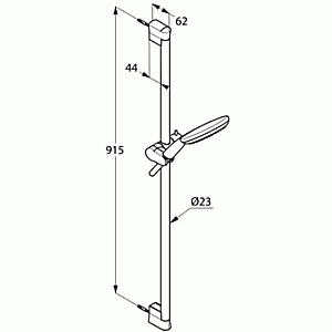 Душевой гарнитур Kludi Freshline 6794091-000 белый купить в интернет-магазине сантехники Sanbest