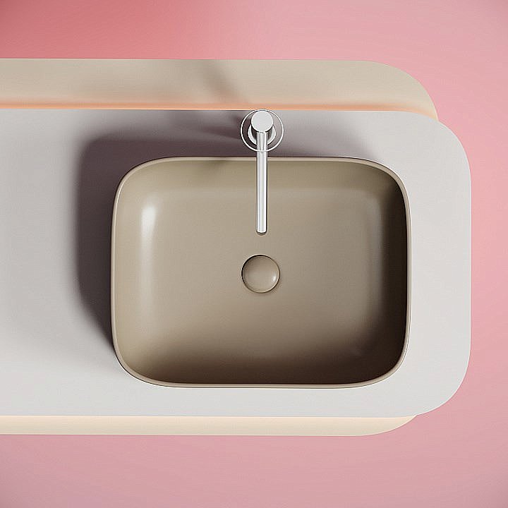Раковина Ceramica Nova Element 50 CN6052MC капучино матовая купить в интернет-магазине Sanbest
