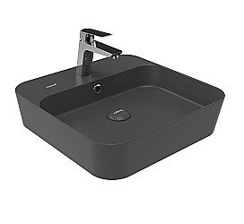 Накладная раковина CREAVIT Loop 45 LP046-00AM00E-0000 антрацит матовый купить в интернет-магазине Sanbest
