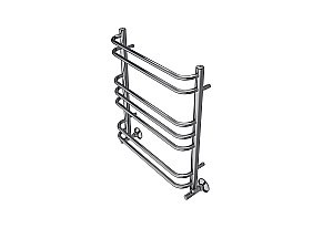 Полотенцесушитель Aquatek Пандора П7 500х600 AQ RRС0760CH хром купить в интернет-магазине сантехники Sanbest