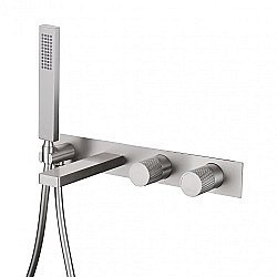 Смеситель для ванны ABBER Rund AF8730SP сатин купить в интернет-магазине сантехники Sanbest