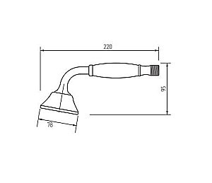 Душевая лейка Migliore Provance ML.PRO-8806.CR хром купить в интернет-магазине сантехники Sanbest