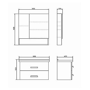 Тумба с раковиной Comforty Парма 80 для ванной в интернет-магазине Sanbest