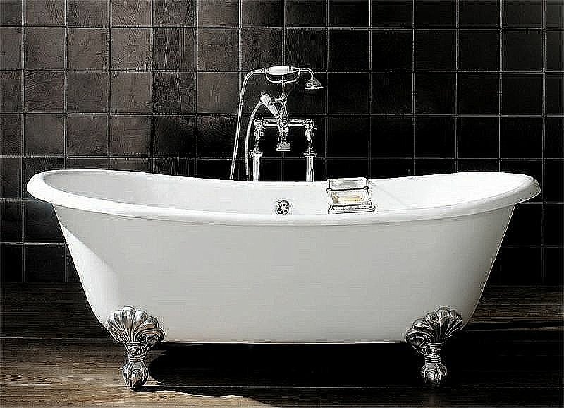 Ванна чугунная Devon&Devon Admiral 2MRADMIRALCRDD 182х81 белая купить в интернет-магазине Sanbest