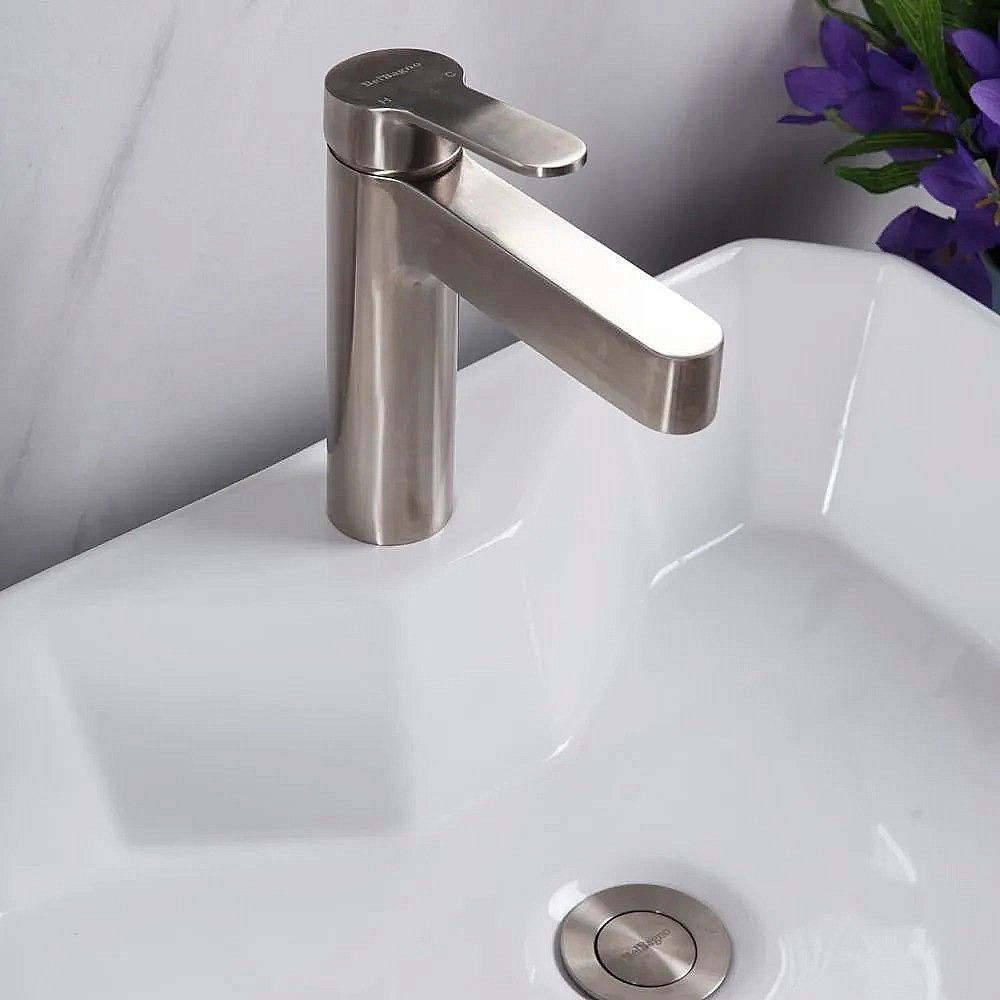 Раковина накладная Belbagno 49 BB1387 белая купить в интернет-магазине Sanbest
