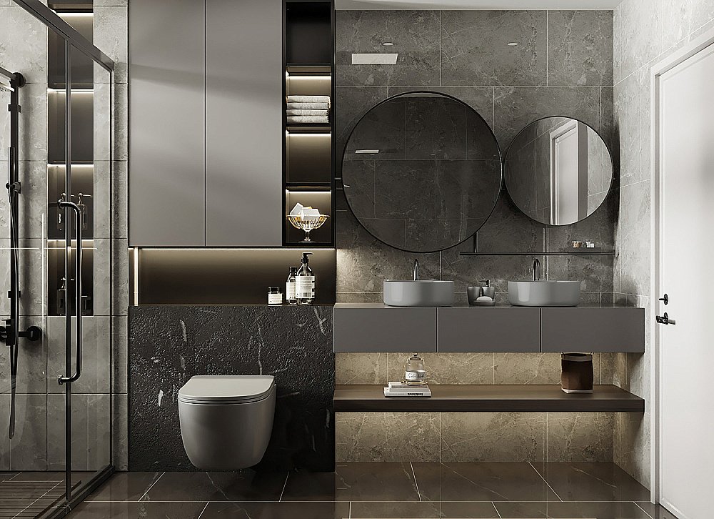 Унитаз подвесной ABBER Bequem AC1104MG с крышкой микролифт, безободковый, серый матовый купить в интернет-магазине Sanbest