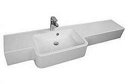 Раковина Акватон HOTEL B 1510 чаша слева купить в интернет-магазине сантехники Sanbest