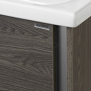 Тумба с раковиной Акватон Стоун 60 грецкий орех для ванной в интернет-магазине Sanbest