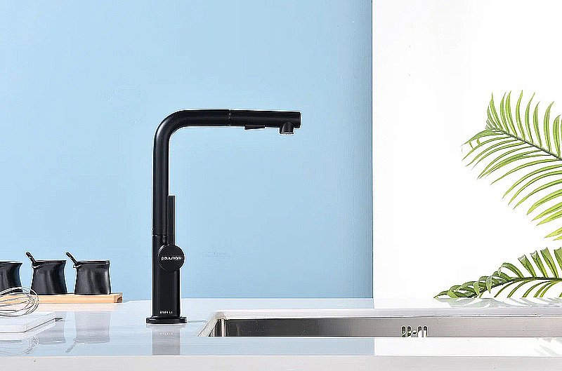 Смеситель для кухни Paulmark Neo Ne214419-AN антрацит купить в интернет-магазине сантехники Sanbest