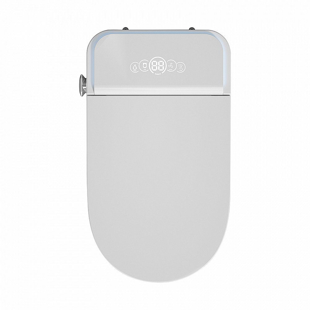 Унитаз-биде приставной ABBER Bequem AC1117S электронный, импульсный смыв, с крышкой микролифт купить в интернет-магазине Sanbest