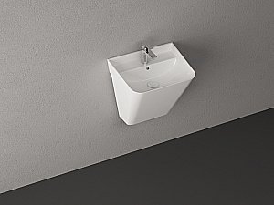 Раковина ISVEA Sott'Aqua 50 10SQ37002SV белая купить в интернет-магазине Sanbest