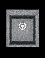 Мойка кухонная Акватон Линеа 43 серая купить в интернет-магазине сантехники Sanbest