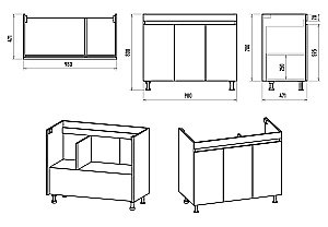 Тумба с раковиной Misty Енисей -100 Э-Ени01100-0112Я белая для ванной в интернет-магазине Sanbest