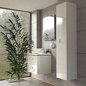 Шкаф подвесной Ravak COMFORT X000001383 35 белый для ванной в интернет-магазине сантехники Sanbest